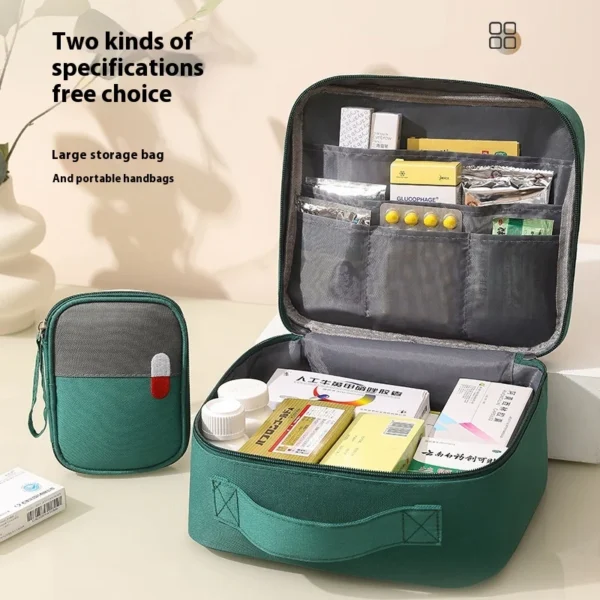 First Aid Kit Portable Medical Epidemic Prevention Travel Medical Household Outdoor Emergency Children’s Medication Storage Heal