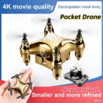 Gold K1 New Mini Drone Remote Control Helicopter – Movie Quality Photography Kids Toy Gift Aircraft