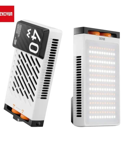 ZHIYUN LED Video Light FIVERAY M40 40W Bi-Color Portable Light Panel for Photography Built-in Fans Support PD Fast Charge