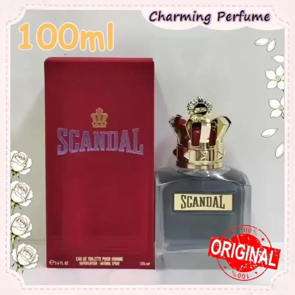 80ml/100ml Men’s Eau De Parfum Long Lasting Oriental Woody Fragrance with Vetiver Tonka Leather Sandalwood for Elegant Appeal