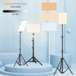 LED Video Lights Conference Photography Lighting Selfie Light Photo Studio Lamp With Tripod for Shoot Live Streaming TikTok Zoom