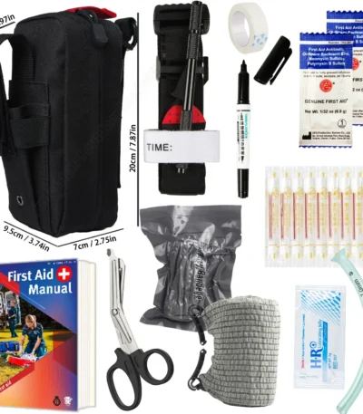 Emergency Survival Kit Gear First Aid Kit Admin Pouch EMT Camping Gear Tactical Trauma Molle EDC IFAK OUTdoor tools 1