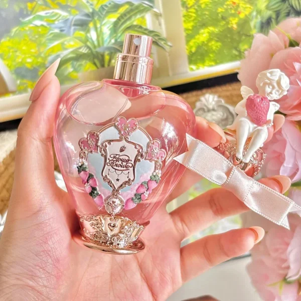 Flower Knows Cupid Perfume Strawberry Milk Shake Sweet Fragrance Eau De Parfum For Women Long Lasting Caramel Vanilla Musk