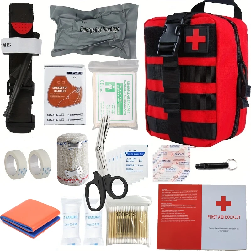 50pcs IFAK Trauma Survival First Aid Kit, Camping Gear Supplies Emergency Survival Kit, Hiking Kit 50pcs IFAK Trauma Survival First Aid Kit, Camping Gear Supplies Emergency Survival Kit, Hiking Kit