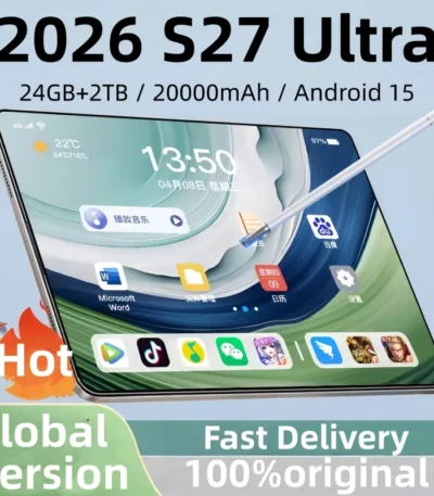 Original Tablet S27 Ultra 11 Inch 22GB RAM 2TB ROM tablet Android 15 Core Pad Tablet PC Phone Dual Wifi tablette android 태블릿 PC 1