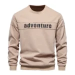 AIOPESON High Quality Smooth Patchwork Printed Sweatshirts for Men Fashion Youth O-neck Sportwear Tops Mens Sweatshirt