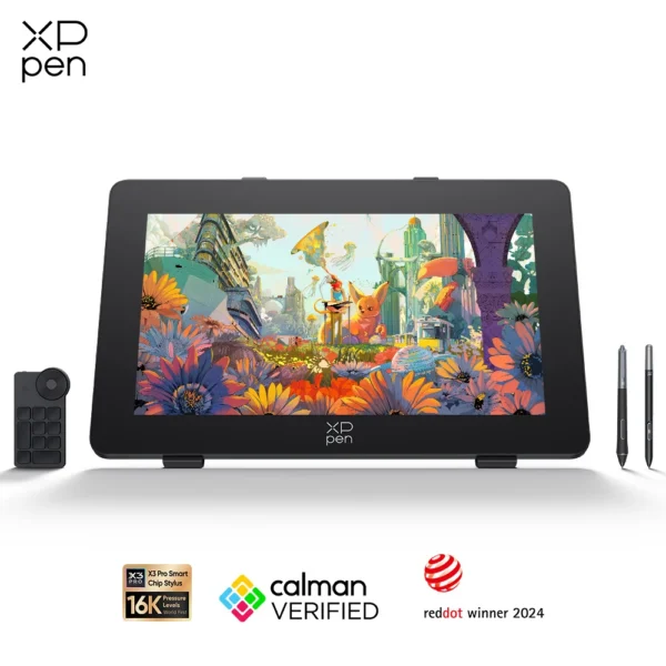 XPPen 4K Artist Pro 24 (Gen 2)  Graphics Tablet Monitor 23.8 Inch Calman Verifed Display Dual 16K Levels Stylus Support 60 Tilt