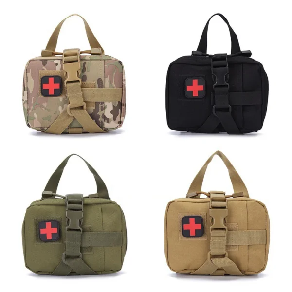 Upgrade Tactical EMT Pouch Rip Away Molle Medical Kit IFAK Tear-Away First Aid Kit Outdoor Hunting Hiking Emergency Survival Bag