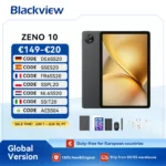 Blackview ZENO 10 5G AI Tablet,UNISOC T8200 Processor,11″ FHD+ 90Hz Display,8800mAh Battery,Quad Speakers Android 15 Pad PC