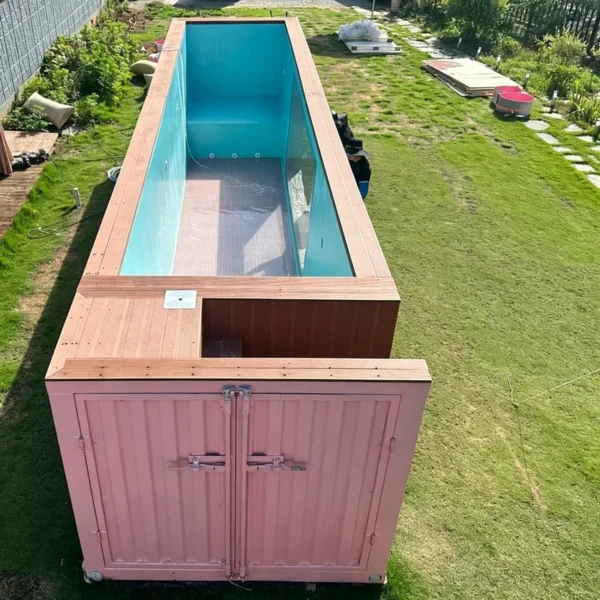 Container Pool Big Inground Large Buried Container Pool Full Function Outdoor Hotel Villa Group Water Sports Facility
