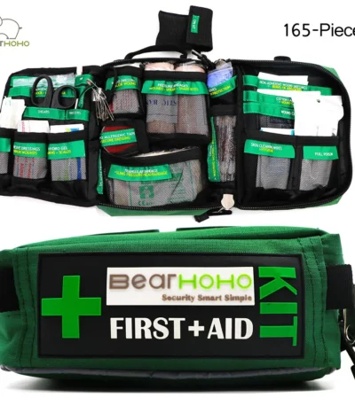 First Aid Kit Bag 3 Section Handy Lightweight Emergency Medical Rescue Outdoors Car Luggage School Hiking Survival Kit 1
