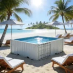 Customized Bespoke Luxury Container Infinity Pool Custom Size/Color Options