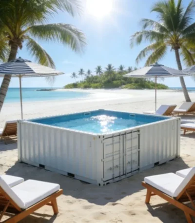 Customized Bespoke Luxury Container Infinity Pool Custom Size/Color Options 1