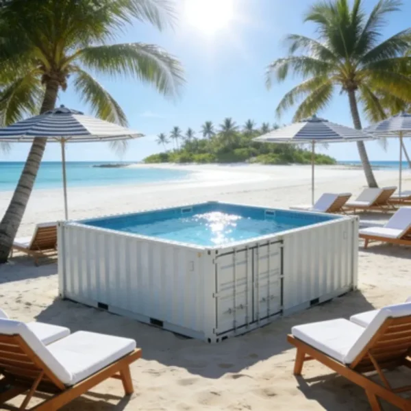 Customized Bespoke Luxury Container Infinity Pool Custom Size/Color Options