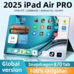 New Original Tablet iPad Air Pro 12 Inch 22GB RAM 2TB ROM Snapdragon 870 Tablettle Android 14 Core Pad Tablet PC Phone Dual Wifi Tablette Android 태블