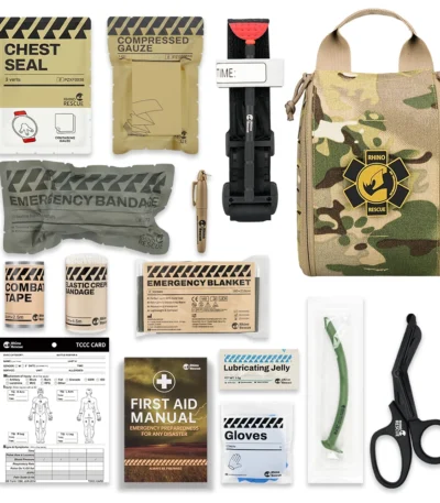 Rhino Rescue IFAK Pouch Trauma Kit Frist Aid Kit Tactical Survival Outdoor Bag Emergency  For Camping Medical Kit 1