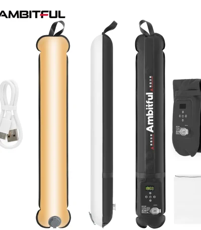 Ambitful GC12 Gold Crow 12 Flexible Photography Lighting Air Light 2700K-6500K Portable LED Soft Light Inflatable 1