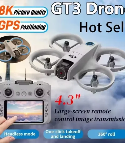 8K 5G GPS Professional HD Aerial Photography Remote Control Aircraft HD Dual Camera Original GT3 Max Drone Quadcopter Toy UAV 1