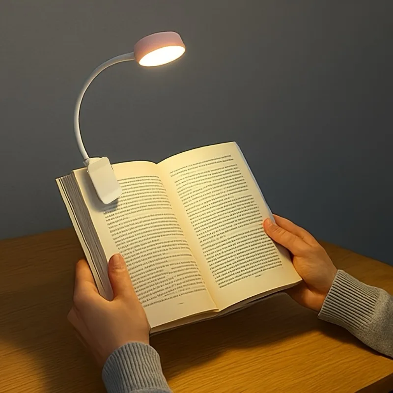1pc USB Charging Adjustable Reading Light -3 Color Modes, Eye Protection LED, Portable Book Night Light, Office Study Supplies 1pc USB Charging Adjustable Reading Light -3 Color Modes, Eye Protection LED, Portable Book Night Light, Office Study Supplies