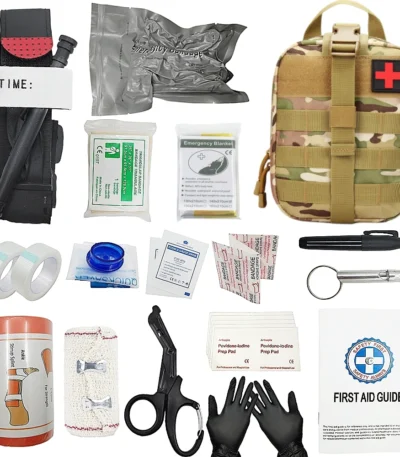 Outdoor survival equipment Molle bag  emergency IFAK first aid kit tourniquet Israeli bandage 1