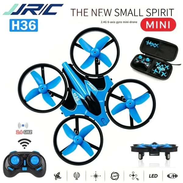 JJRC H36 Mini RC Drone 2.4G 6-Axis Headless Mode Professional Helicopter 360° Flip Flipping Quadcopter Drones Children’s Toys