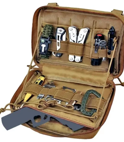 Military Medical First Aid Kit, Tactical Outdoor Emergency Kit, Camping Hunting Multi-Purpose Tool Kit EDC Bag 1