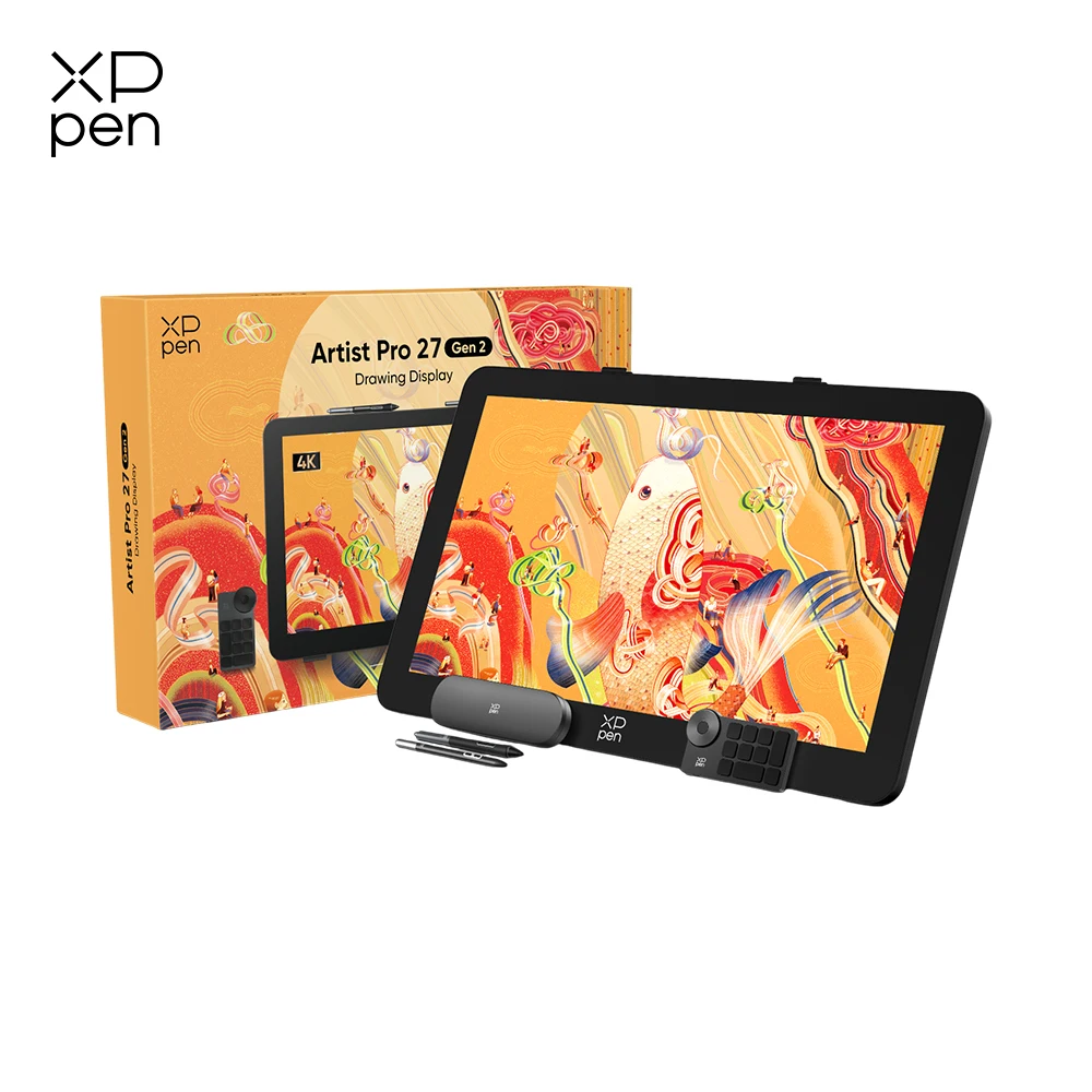 XPPen Artist Pro 27 4K 27-inch Graphic Tablet Monitor Multi-touch 1.07 Billion Colors 120Hz Refresh Rate for 3D Design Animation XPPen Artist Pro 27 4K 27-inch Graphic Tablet Monitor Multi-touch 1.07 Billion Colors 120Hz Refresh Rate for 3D Design Animation