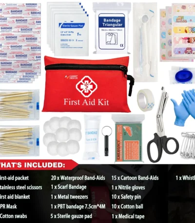 First Aid Kit 26-330 Piece All-Purpose Tactical  Emergency Kit In The Car Acessories Survival Kits Camping Medical Bag 1