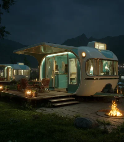 ti- Mobile Prefab House Expandable Versatile for Outdoor Camping Tourism Accommodation Commercial Plaza Pop-up Hotels for% 1