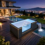 Container Pool Built-In Pool Compact Embedded Container Swimming Space Small Villa Courtyard Private Daily Swimming Facility
