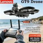 Lenovo GT9 Drone GPS Foldable Quadcopter Display Dual Lens 2.4G WiFi Optical Flow Positioning Powerful Brushless Motor HD Aerial