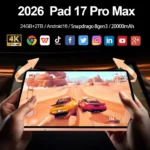 2026 New Pad i17 Pro Max 11inch Tablet Dual SIM 24GB 2TB Android16 4K HD 5G Dual Card Video call WIFI Global Version Tablettle PC