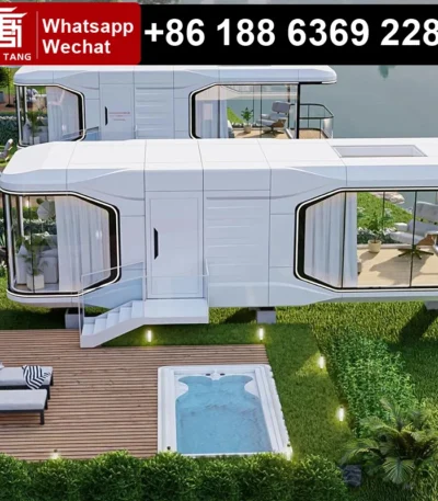 Capsule House Factory Price Prefabricated Portable House Good Quality Outdoor Garden Houses Wind Resistance Luxury Modern Prefab 1