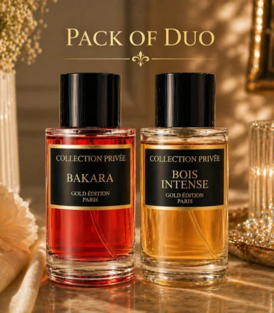 Bois Iintense & Bakara perfume, Private Collection Gold Edition, Duo Pack, 2*50ML, unisex eau de parfum, Made in France 1