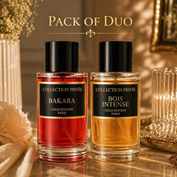 Bois Iintense & Bakara perfume, Private Collection Gold Edition, Duo Pack, 2*50ML, unisex eau de parfum, Made in France