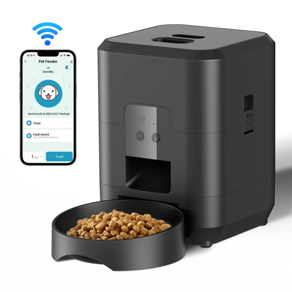 Smart Pet Feeder Automatic Cat Feeder Dog Slow Food Machine With Timed Quantitative Automatic Cat Food Dispenser Cat Dog Bowl 1
