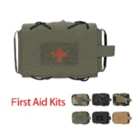 Tactical Medical Pouch Detachable First Aid Kit Quick-release Medical Kit Laser Cut MOLLE Emergency Survival Bag for Outdoor
