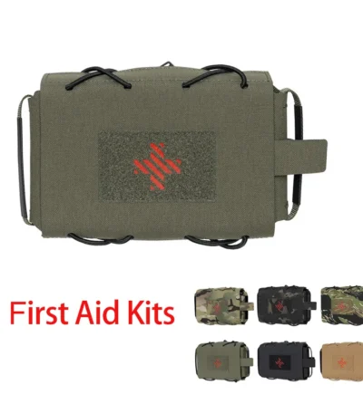 Tactical Medical Pouch Detachable First Aid Kit Quick-release Medical Kit Laser Cut MOLLE Emergency Survival Bag for Outdoor 1