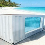 Customized Prefab 20ft Container Swimming Pool Above Ground for Balcony Courtyard Safe for Adults & Children with Pool Pump
