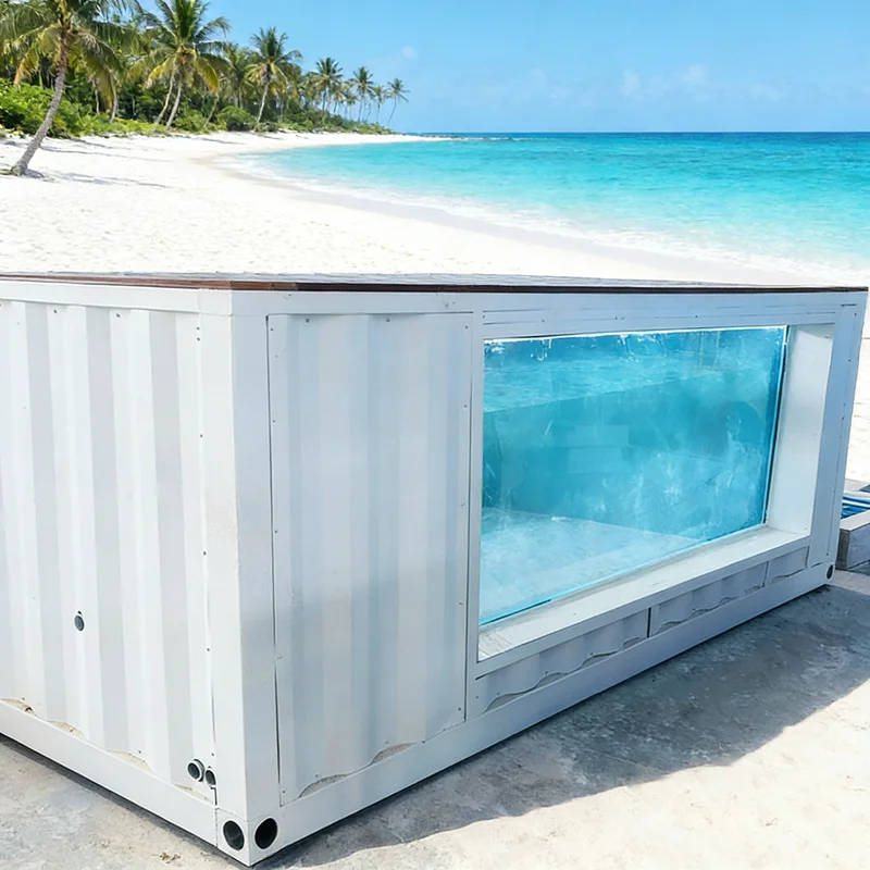 Customized Prefab 20ft Container Swimming Pool Above Ground for Balcony Courtyard Safe for Adults & Children with Pool Pump Customized Prefab 20ft Container Swimming Pool Above Ground for Balcony Courtyard Safe for Adults & Children with Pool Pump
