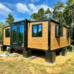 Customized Modular Container House Mobile House Foldable Container House Durable Weatherproof Unit For Camp Temporary Lodging