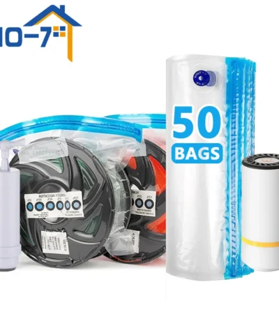 Filament Vacuum Storage Bags with Hand/Electric Pump, 3D Printer Accessories, for PLA ABS PETG Nylon TPU ASA Filament Keep Dry 1