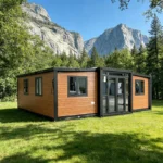 Customized House Prefab Mobile House 4 Bedroom Luxury Modular House Weatherproof Foldable Layout For Family Prefab Villa