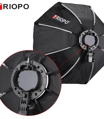 TRIOPO Newest KX 65CM Softbox Octagon Umbrella Light Box For Godox AD200 V1 Speedlite Flash Light Photography Studio Accessories