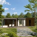Smart Prefab Container Tiny House with Glass Sunroom Modern Modular Aluminum Cabin Villa for Mobile Home Office Hotel Resort