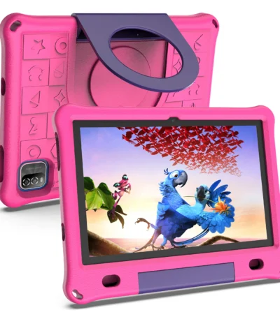 Android Tablet for Kids 10.1 Inch Octa-Core with Case, 64GB 1TB Expandable for Toddler Children, Parental Control, Dual Camera, 1