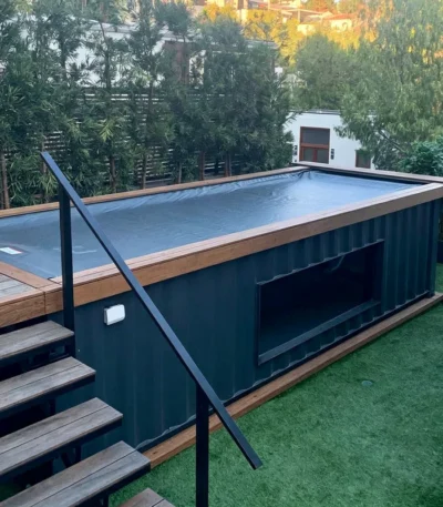 Above Ground Pool Piscinas Casual Standing Leisure Pool Simple Structure Outdoor Farm Park Villa Daily Water Play Venue 1