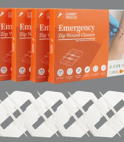 Zipper Painless Wound Closure Device Suture-free Wound Dressing Closure Strips First Aid Kit Emergency Laceration Closures Band 1