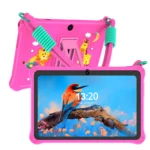 PRITOM Kids Tablet 7 inch Android 13 4GB (2+2 expandable) RAM 32GB ROM WiFi Bluetooth Learning Software Installed with Lanyard