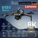 Lenovo V198GPS Drone 4K Profesional FPV Brushless Laser obstacle avoidance Aerial Optical Foldable Quadcopter Mini 8K Dron